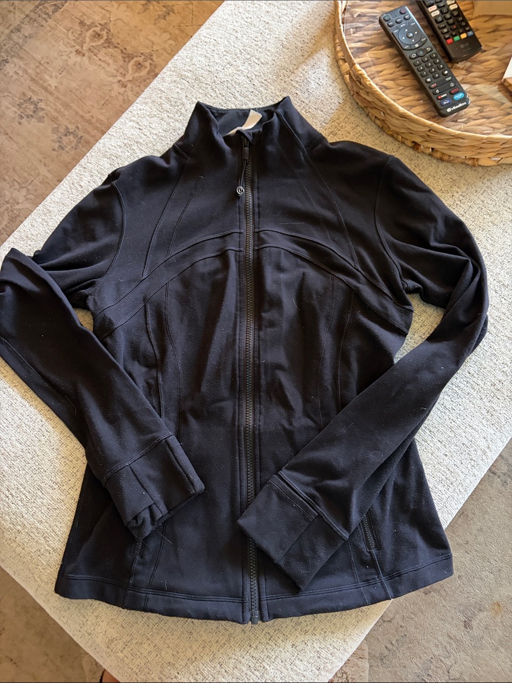 lululemon athletica Black Full-Zip Performance Jacket